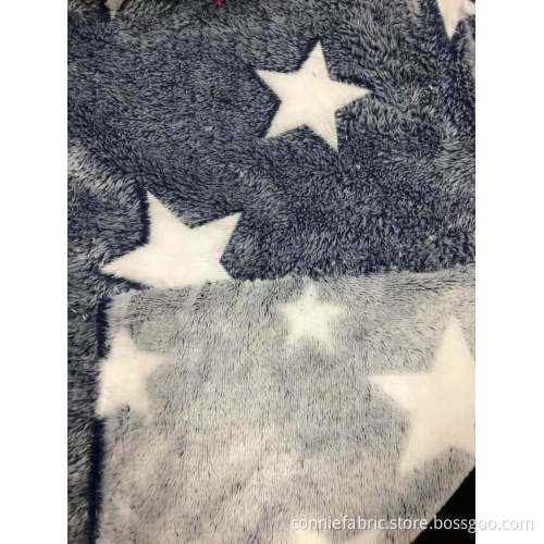 100% Polyester 150d Flannel Printed Knitted Fabric